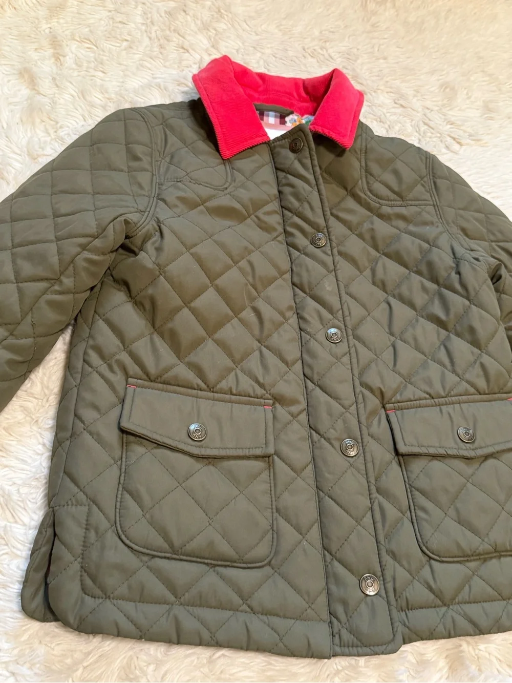 Mini Boden Quilted Jacket - Size 9-10Y